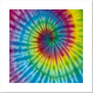 Summr Tie Dye Reactive Rainbow Posters and Art